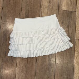Lucky in Love White Tennis Skirt S